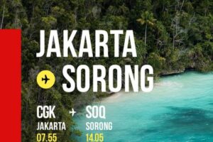 Lion Air Rilis Penerbangan Non-stop Jakarta-Sorong, Langsung ke Destinasi Impian