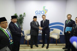 Indonesia-Prancis Perkuat Hubungan Bilateral di KTT G20 Brasil